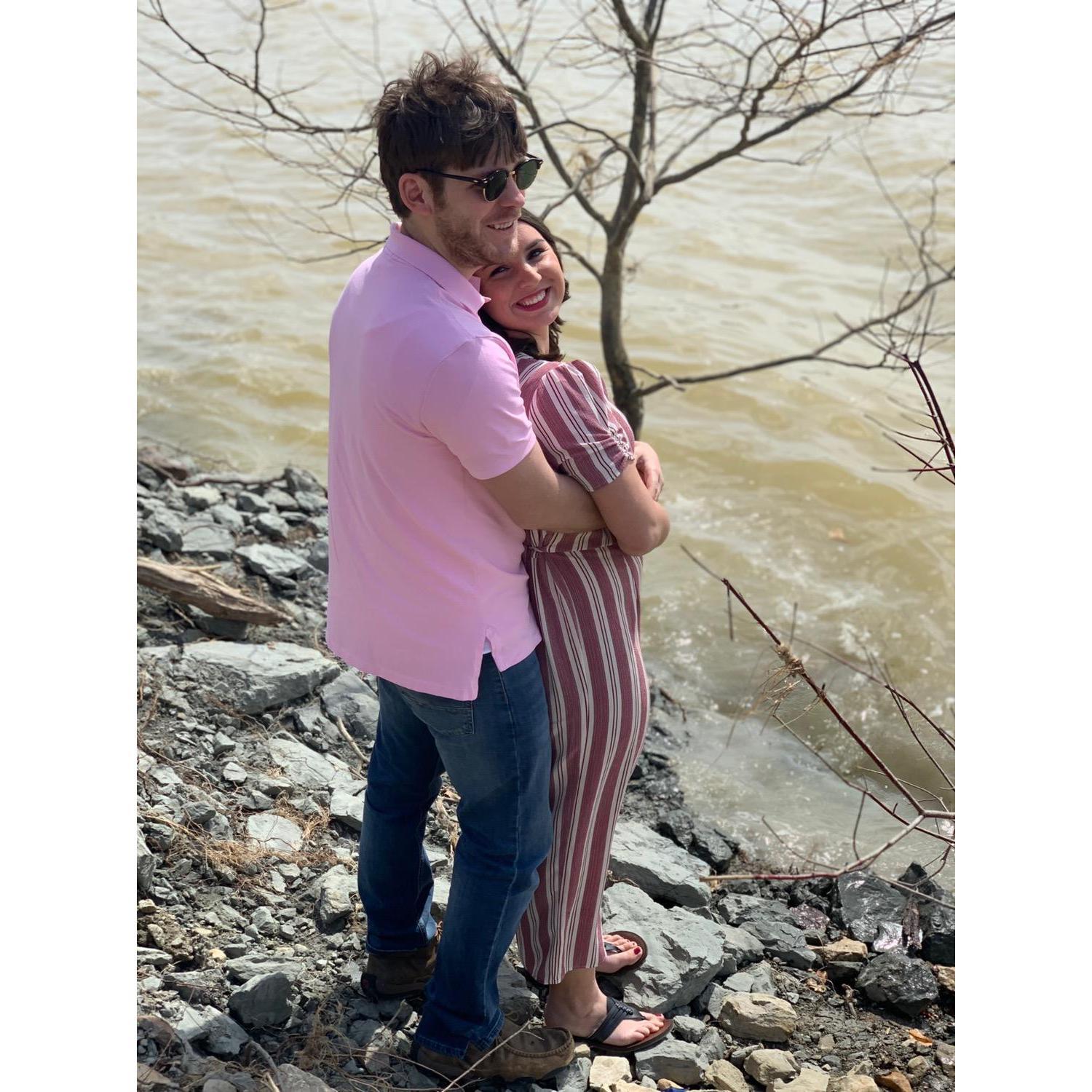 Where he asked me to marry him!