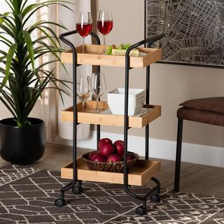 Baxter 3-Tier Mobile Kitchen Cart