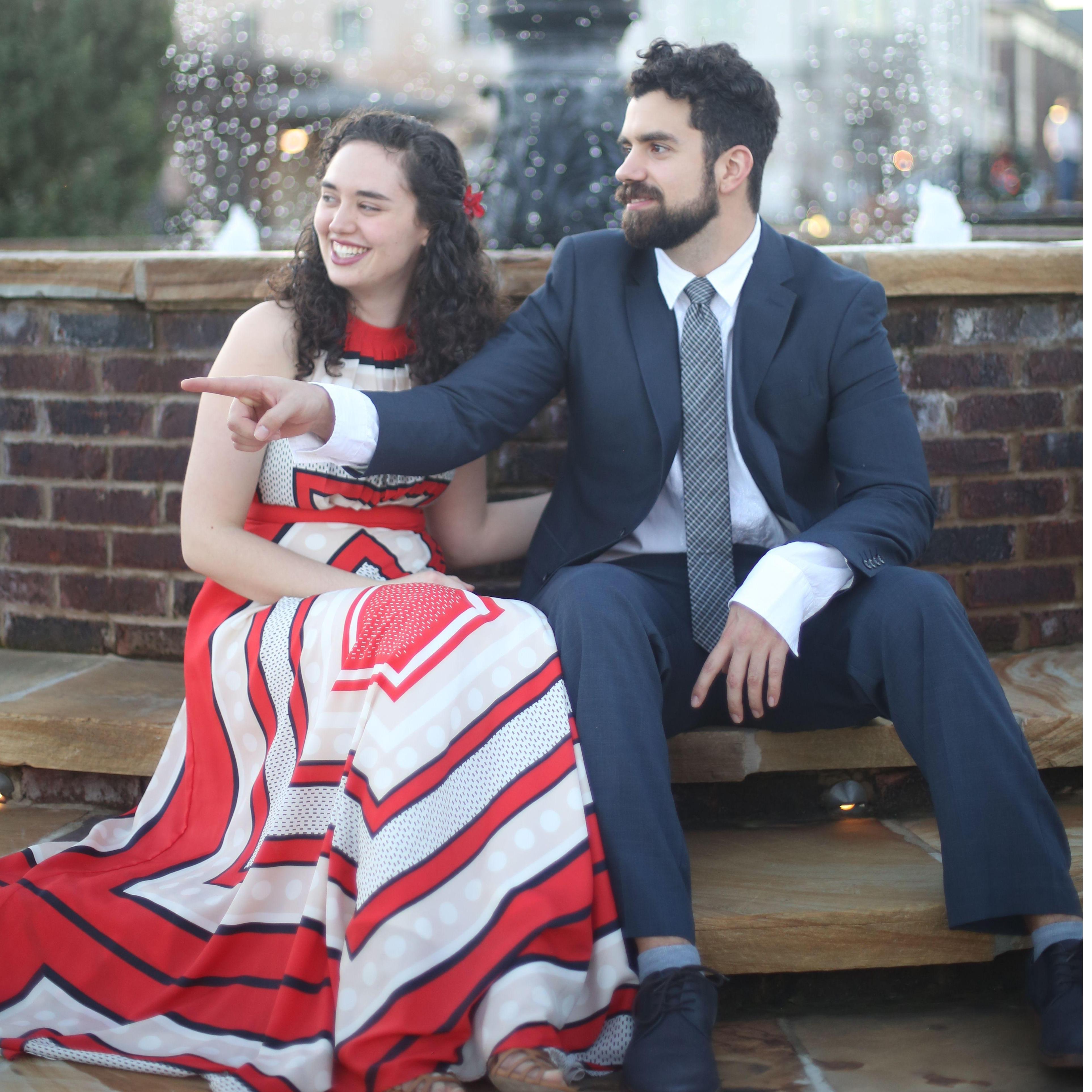 Dustin and I love hanging out at Cambridge square. Shoutout to Jade for photographing our sillyness and Mckinzie and Isabella for making things look cuter :)