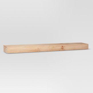 Wood Floating Shelf Pine - Threshold™