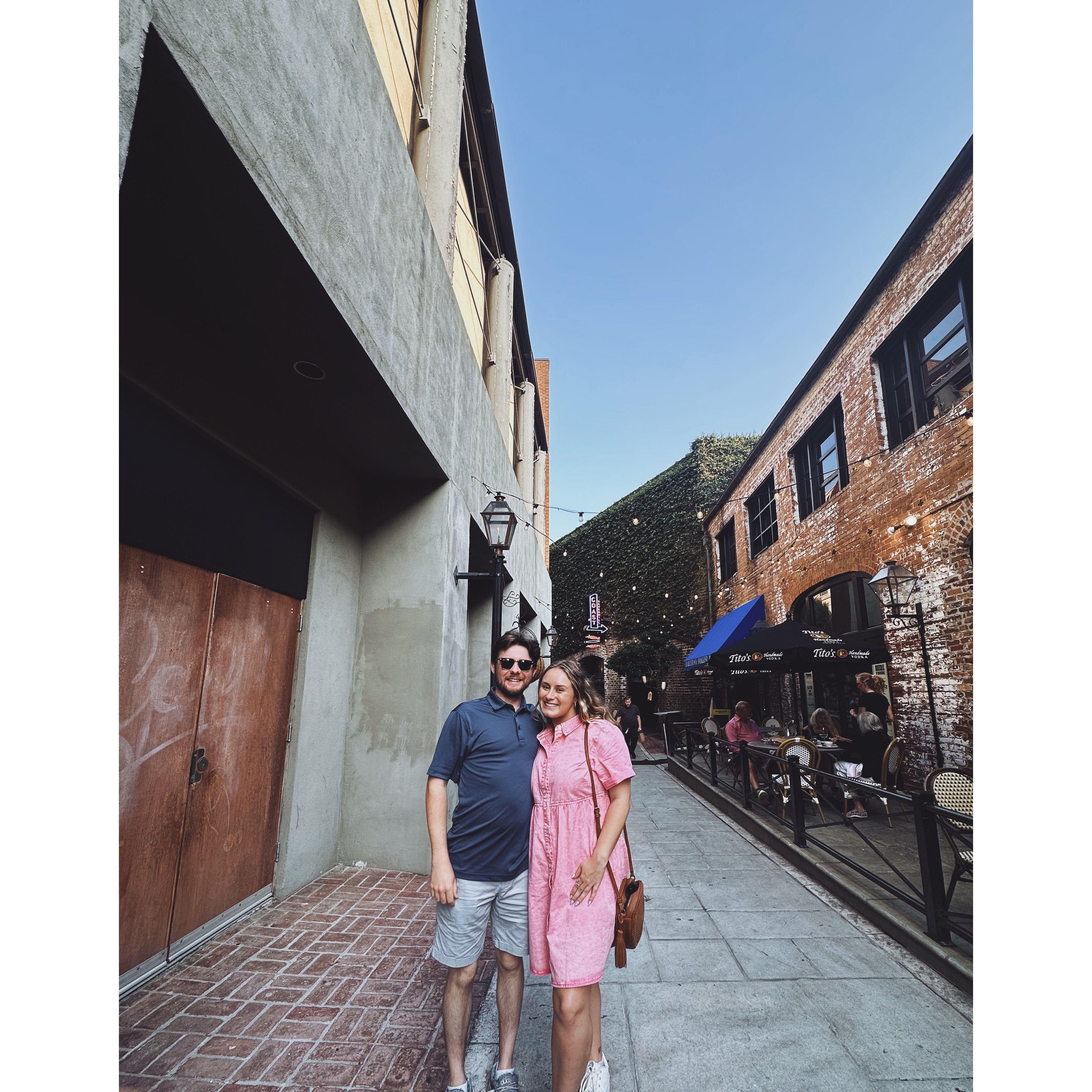 During a family trip to Charleston,SC in 2023, they celebrated their 7th year together