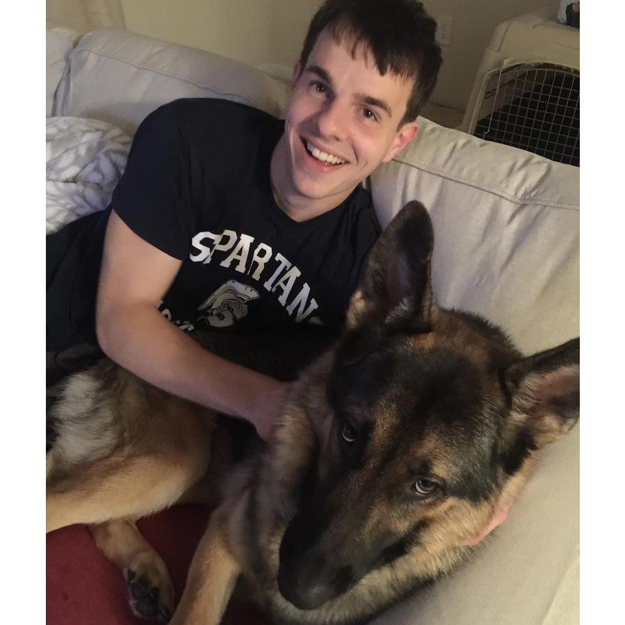I didn't find out for quite some time but apparently Zachary was terrified of dogs! Scar was his saving grace! (lol)