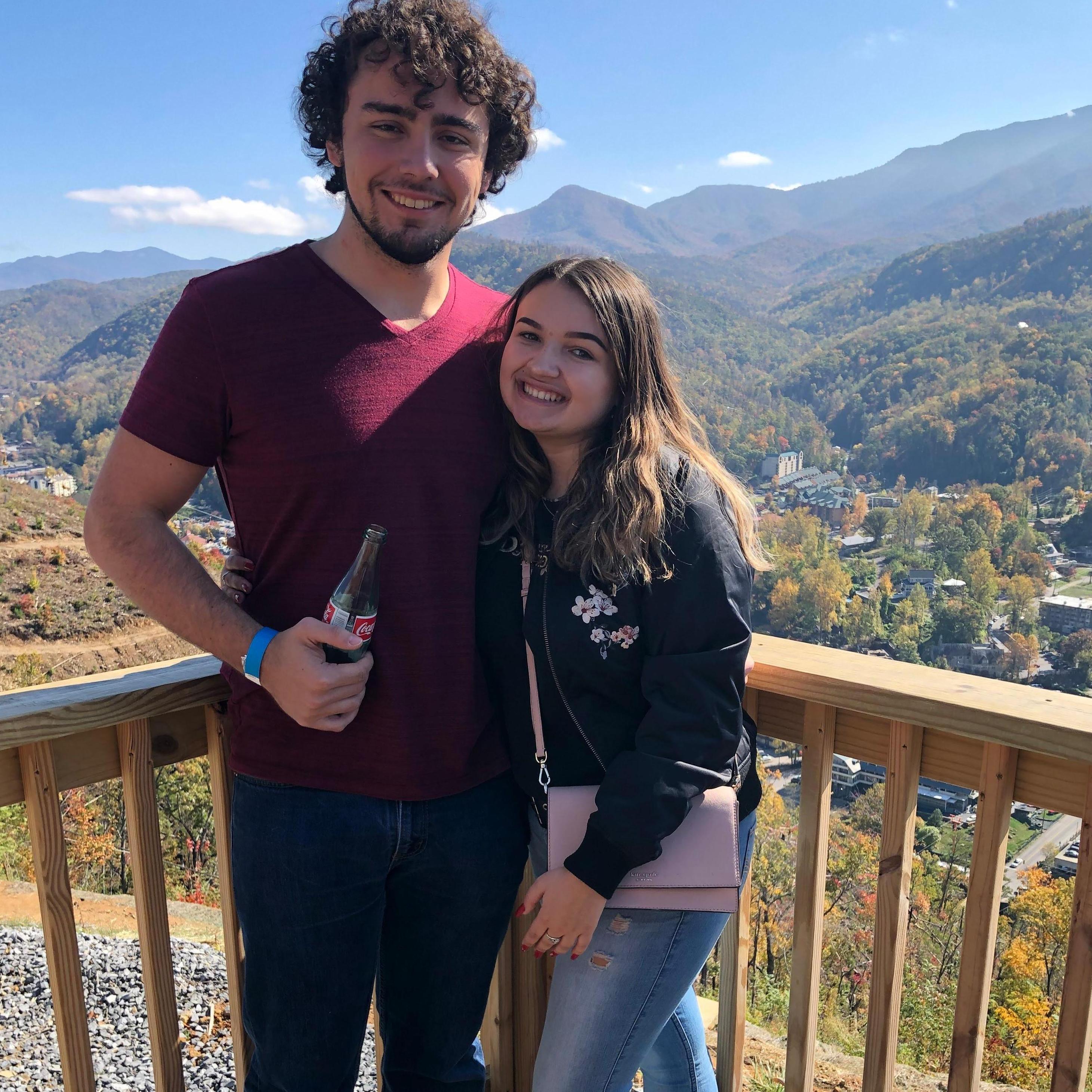 Gatlinburg together for Charity's 18th birthday!