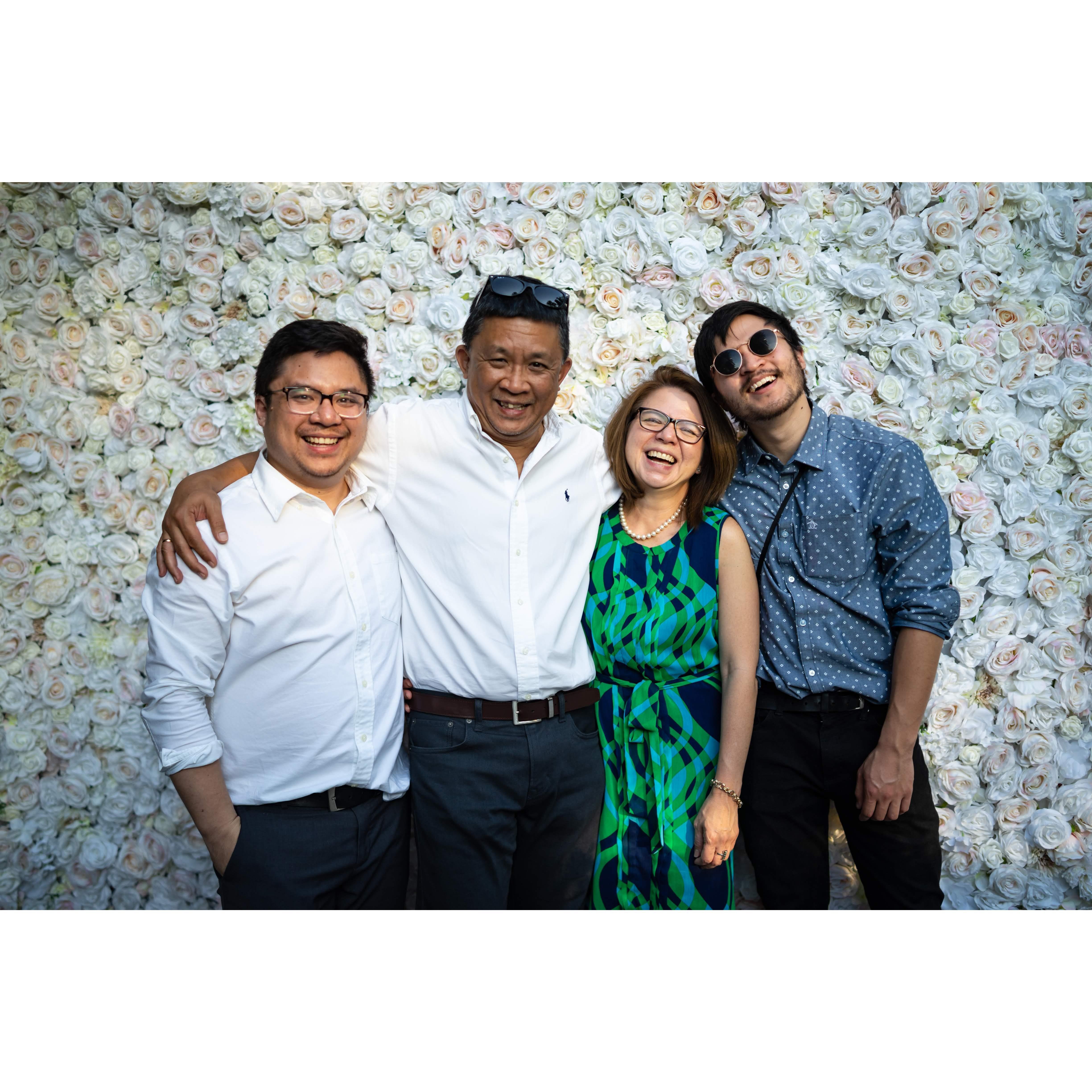 The Cordero Family.
Rafael, Jose, Geraldine & Franco.