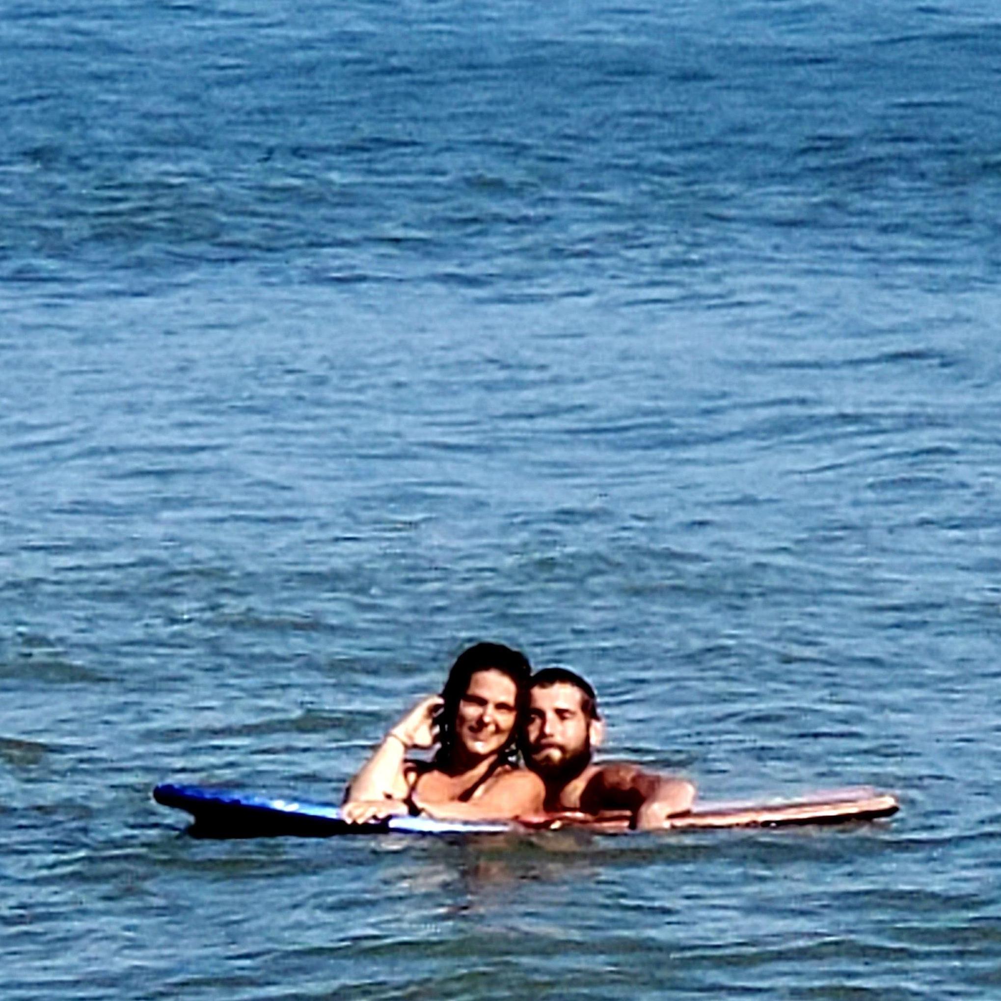 Waiting to catch some waves at Myrtle Beach