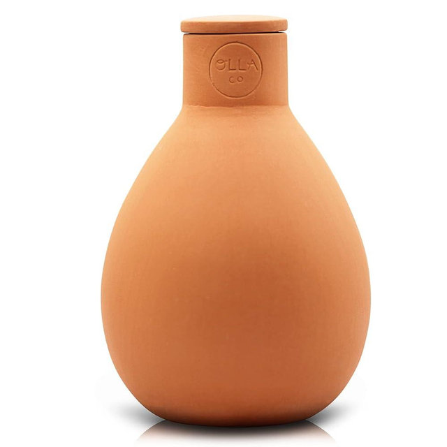 THE OLLA COMPANY | Olla Classic Small – Olla Watering Pot with lid | Olla Watering System with Terra Cotta Clay Irrigation Pots | Self Watering Ollas While on Vacation