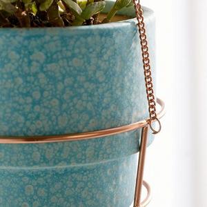 Metal Circle Hanging Planter