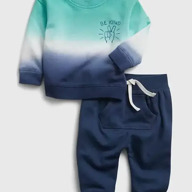Baby Dip-Dye Outfit Set