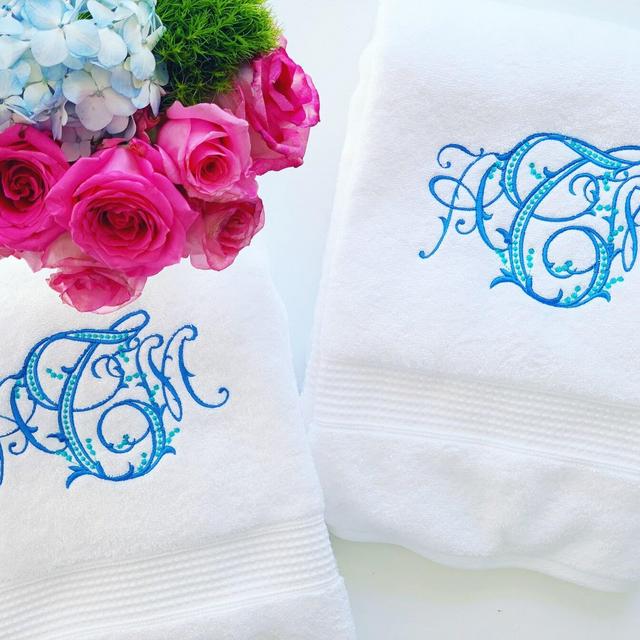 Monogrammed Bath Towel