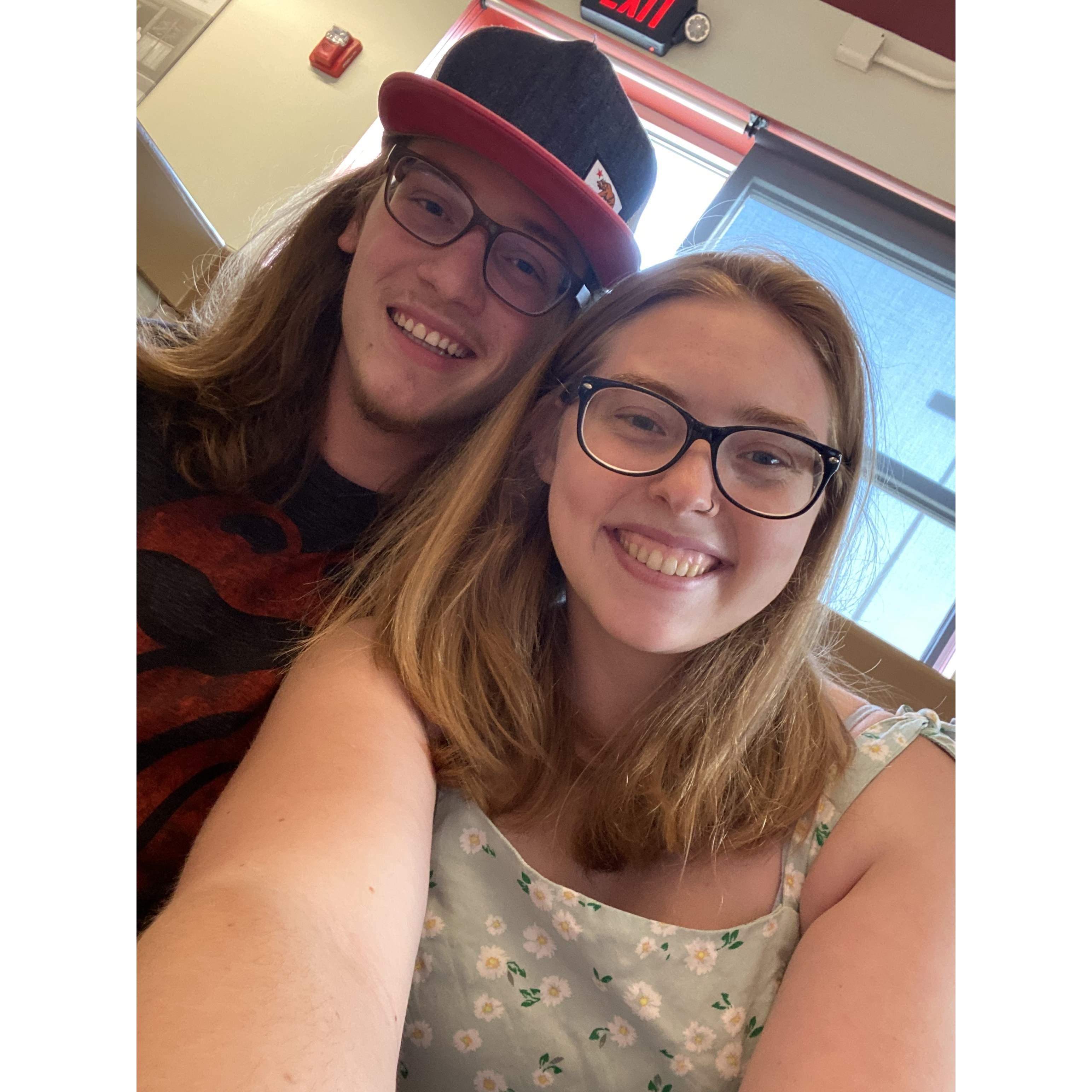 Our last anniversary in Michigan