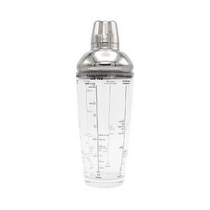 Houdini 24oz Recipe Cocktail Shaker Glass