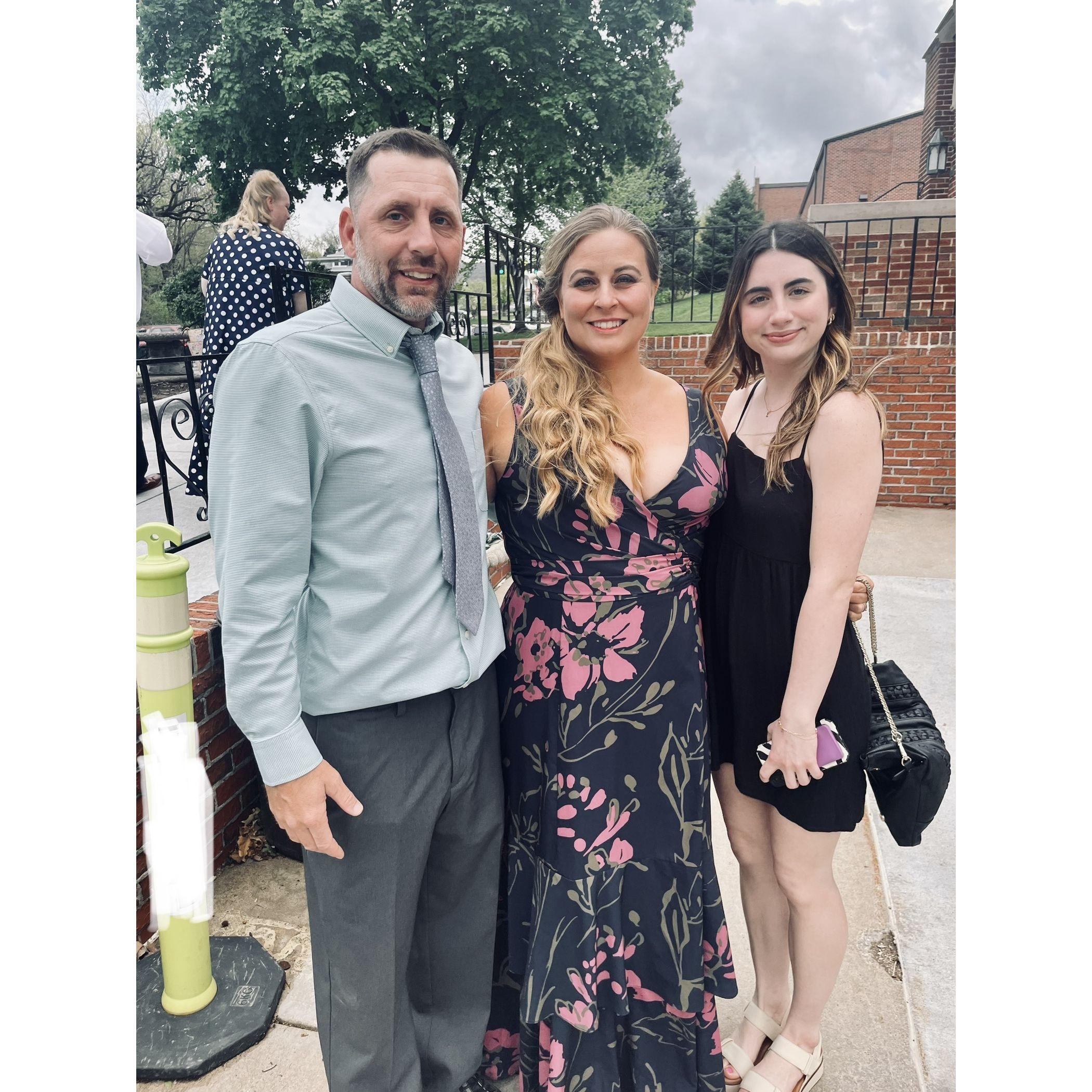 All cleaned up for Robert's cousin's wedding.  Your wedding was beautiful Megan!