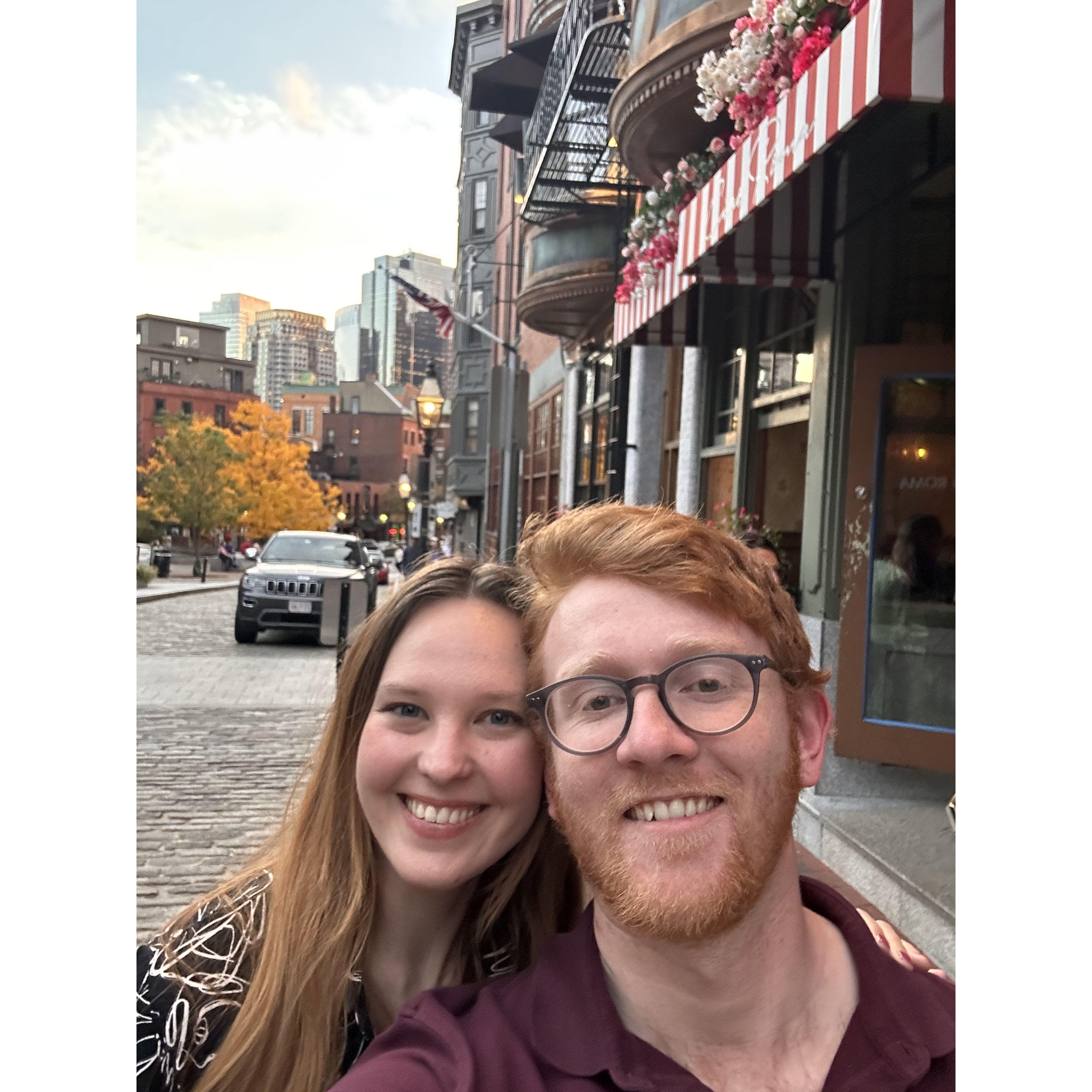 Date night in the North End, Boston