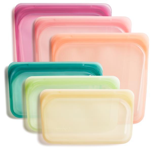 Stasher reusable silicone tropical mixed bag