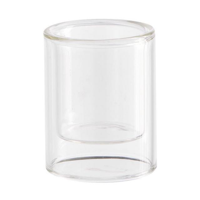 Floating Glass Votive Holder, Clear, Small