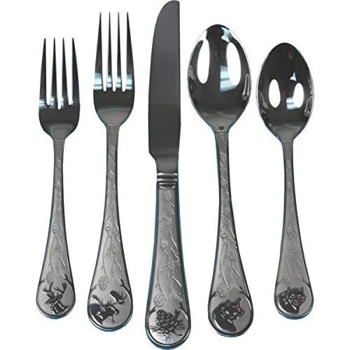 River's Edge Products 20Piece Outdoor ss Flatware Set