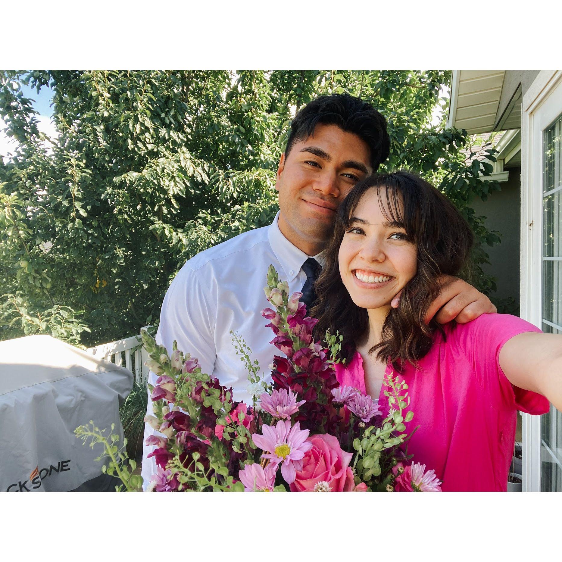He picks the best flowers :) Summer 2023