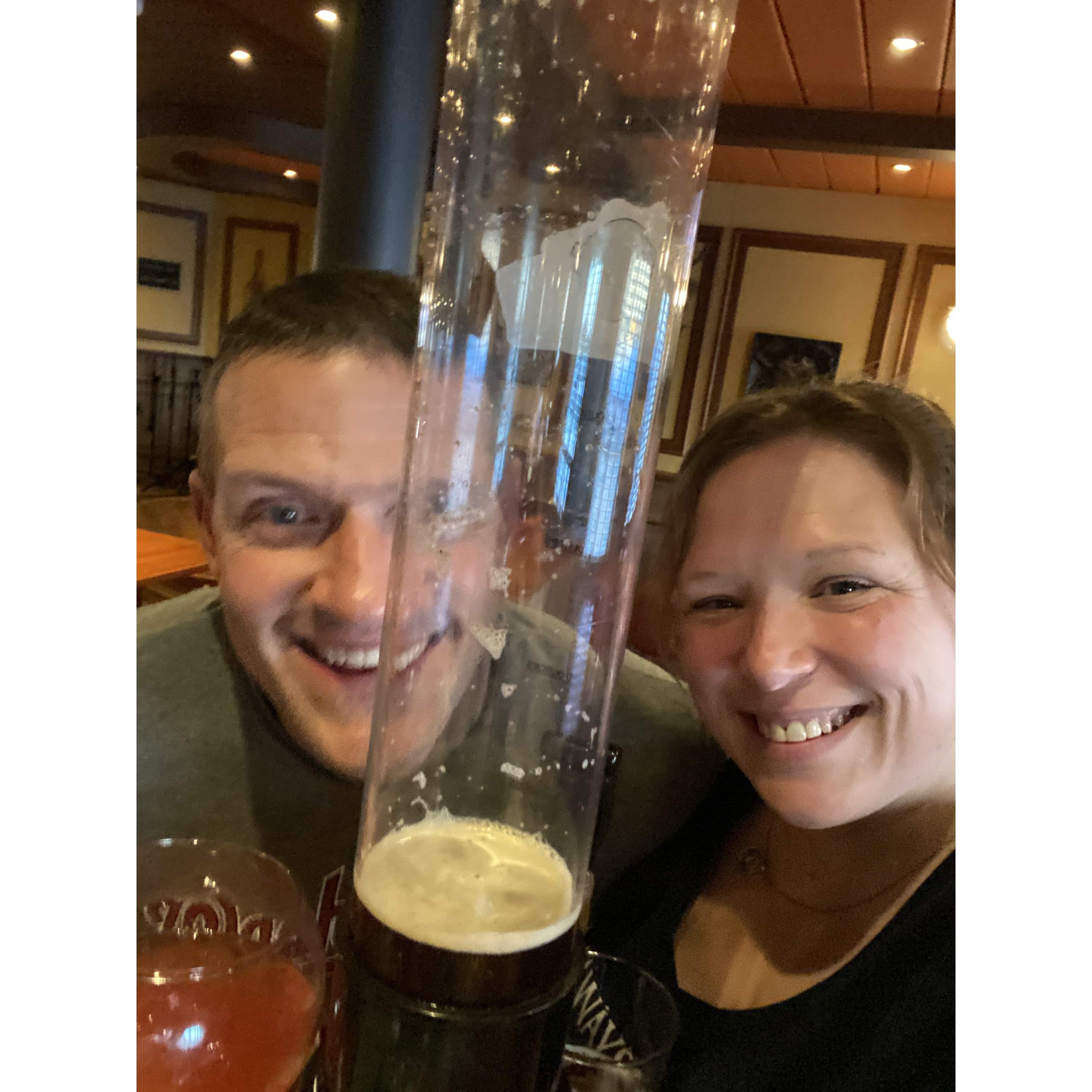 Happy Hour at "our" place the Red Frog Pub!
