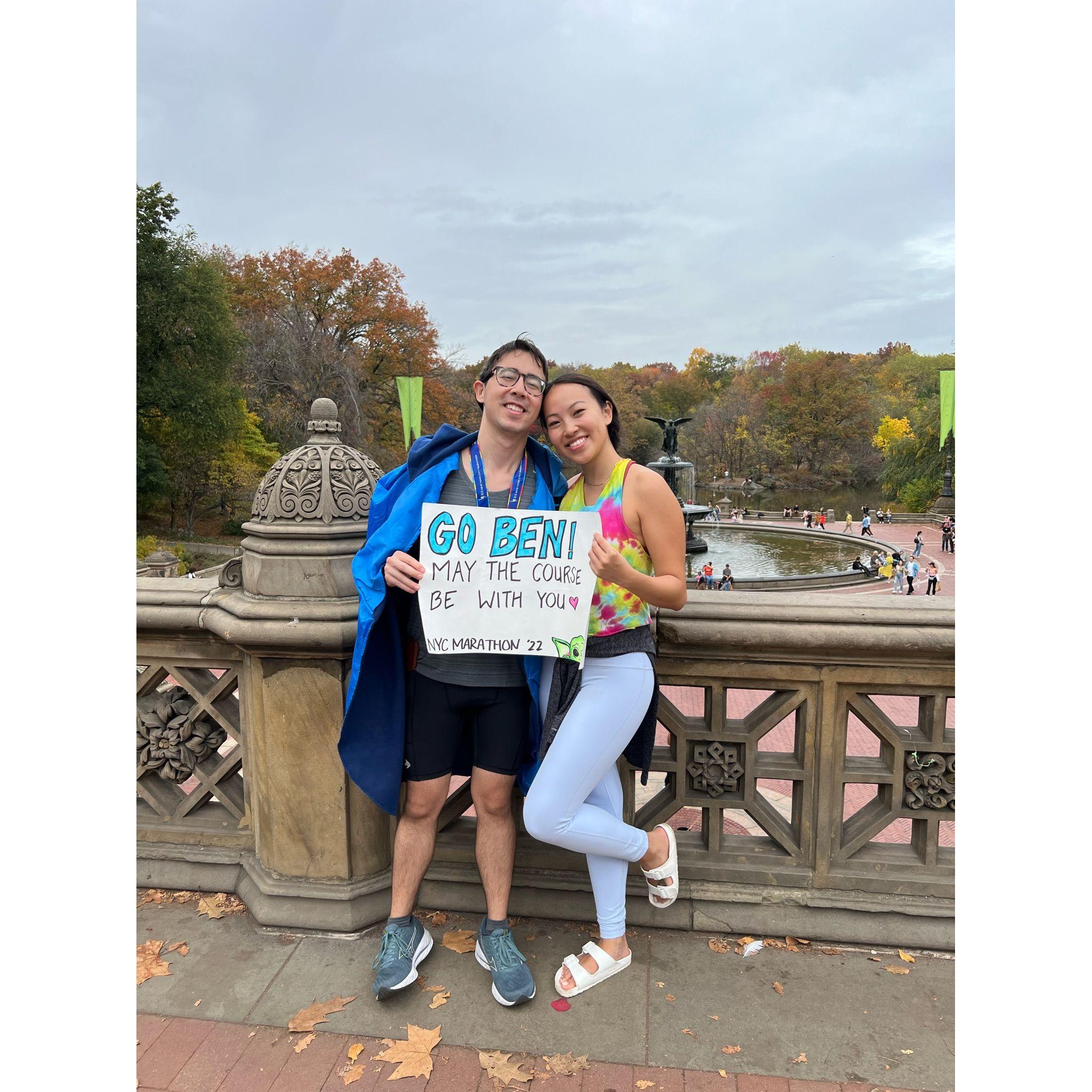 Ben's first marathon! - New York, NY