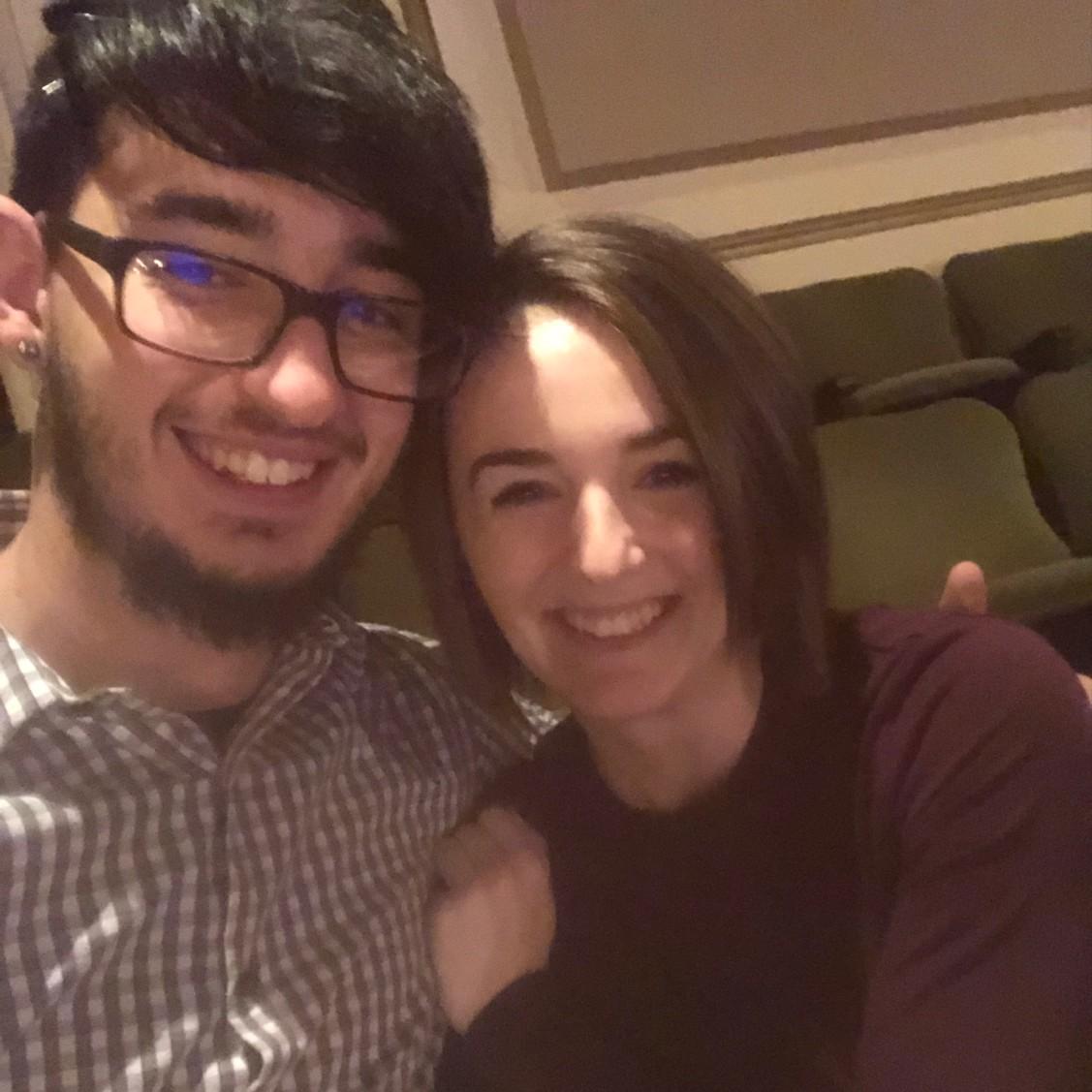 Our first picture together.