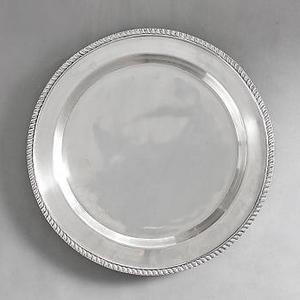 Antique Silver Charger