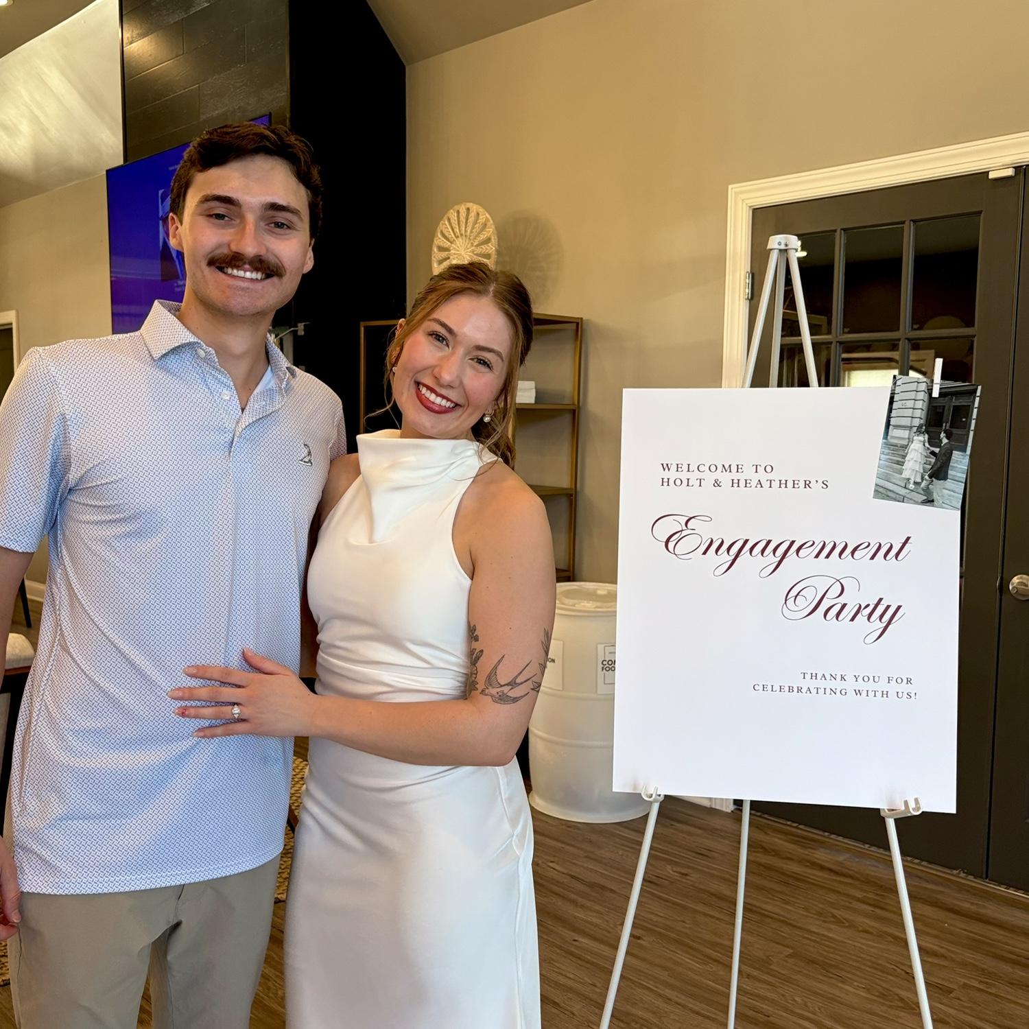 Our engagement party!