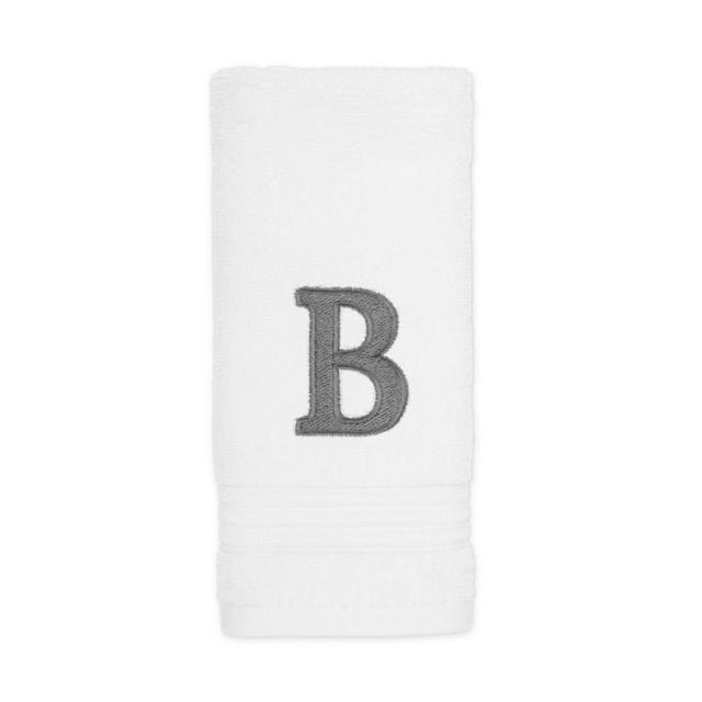 Avanti Monogram Block Letter "B" Fingertip Towel
