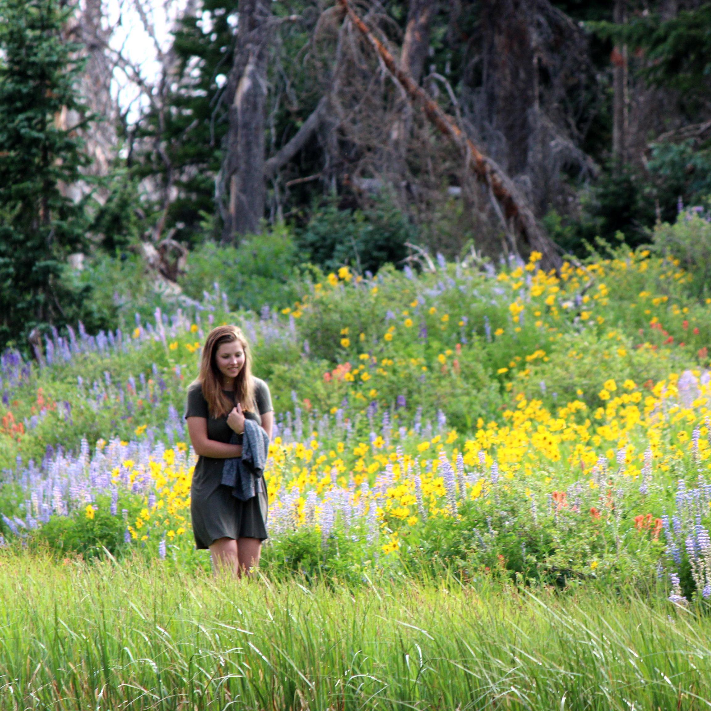 Me walking up to Scott, this was at Alpine Pond in Cedar Canyon