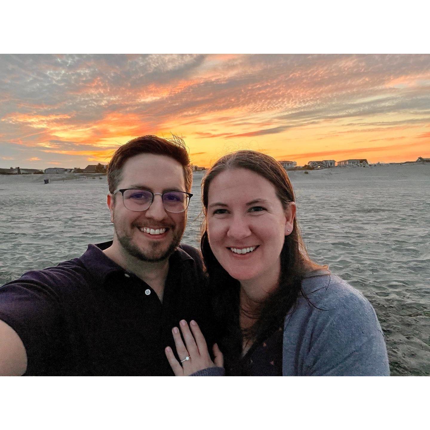 The night we got engaged