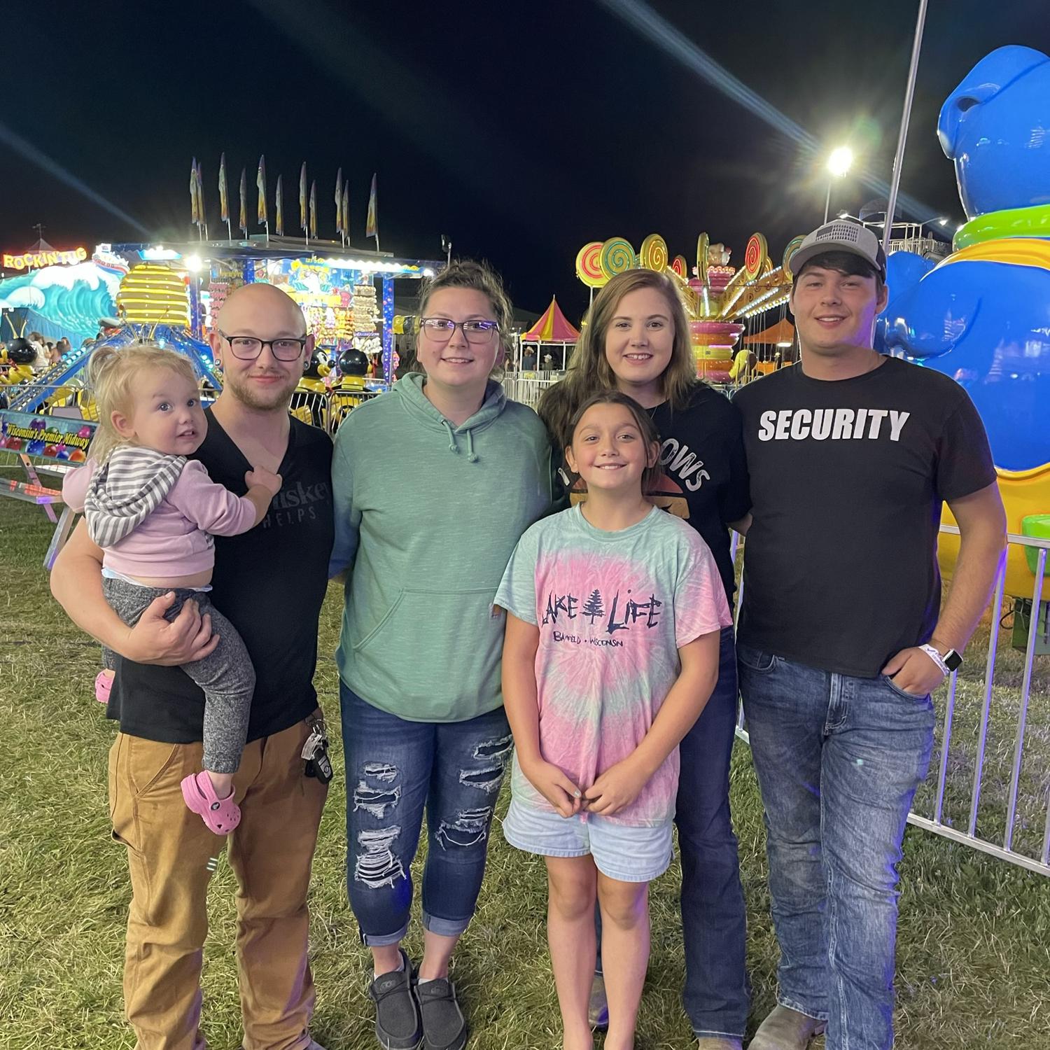 Yearly tradition of watching a concert at the Washington County fair!