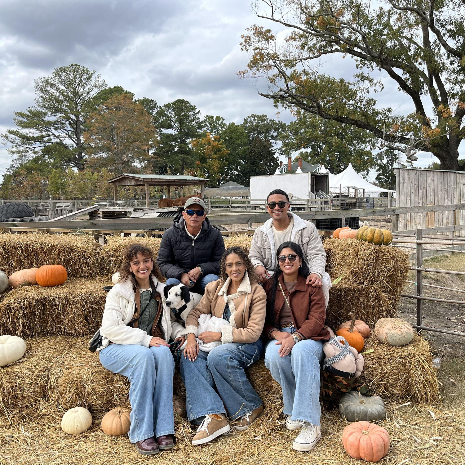 Primera visita de la familia de Ryan a Virginia.