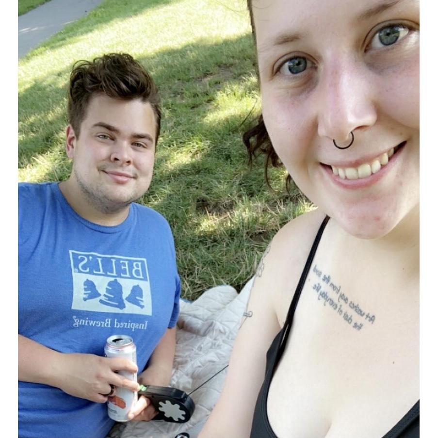 Day drinking at Prospect Park
