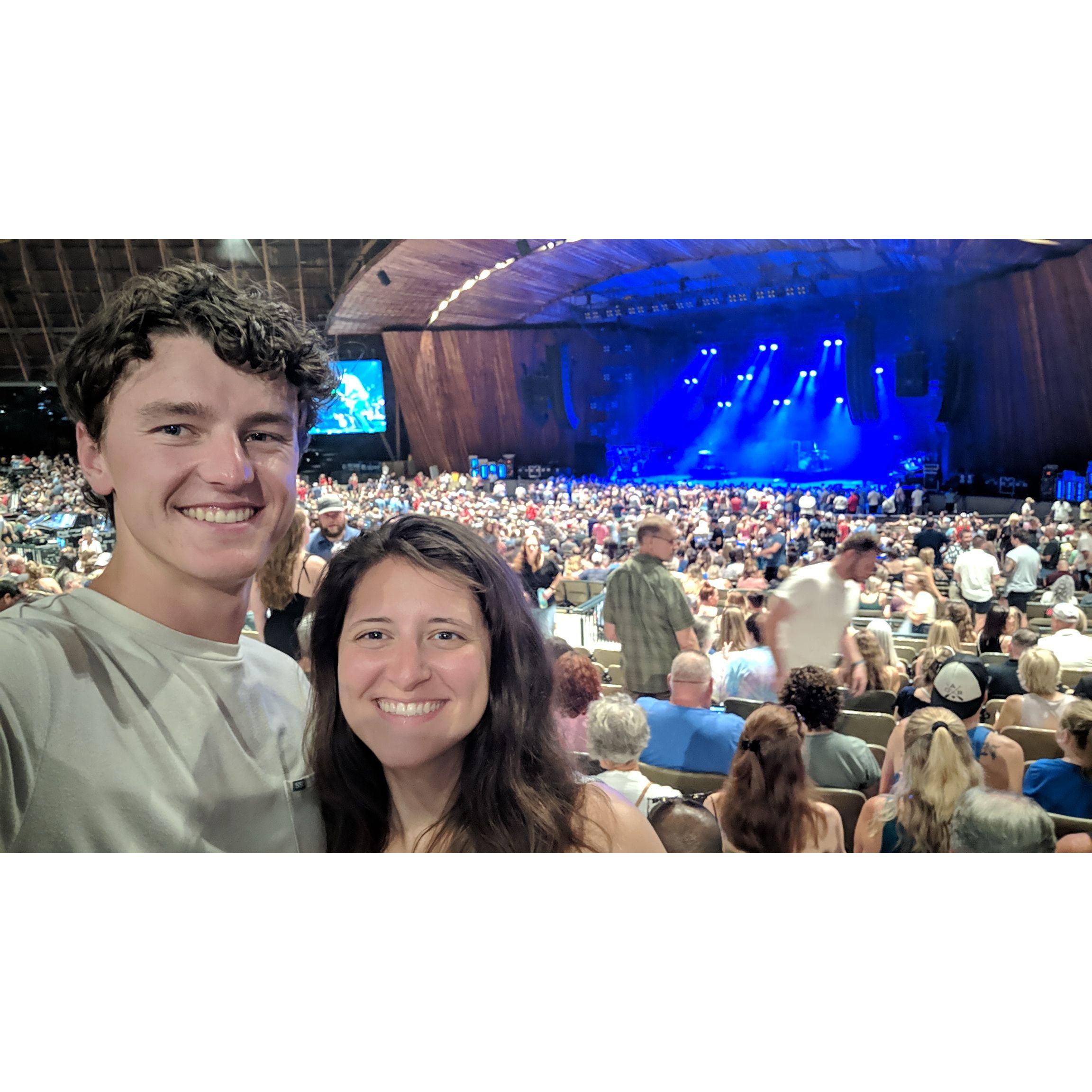 Just another night at Blossom for a concert