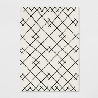 7&#39;X10&#39; Kenya Fleece Tribal Design Tufted Area Rugs Ivory - Project 62&#8482;