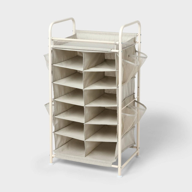 6 Tier Shoe Organizer with Side Pockets - Brightroom™