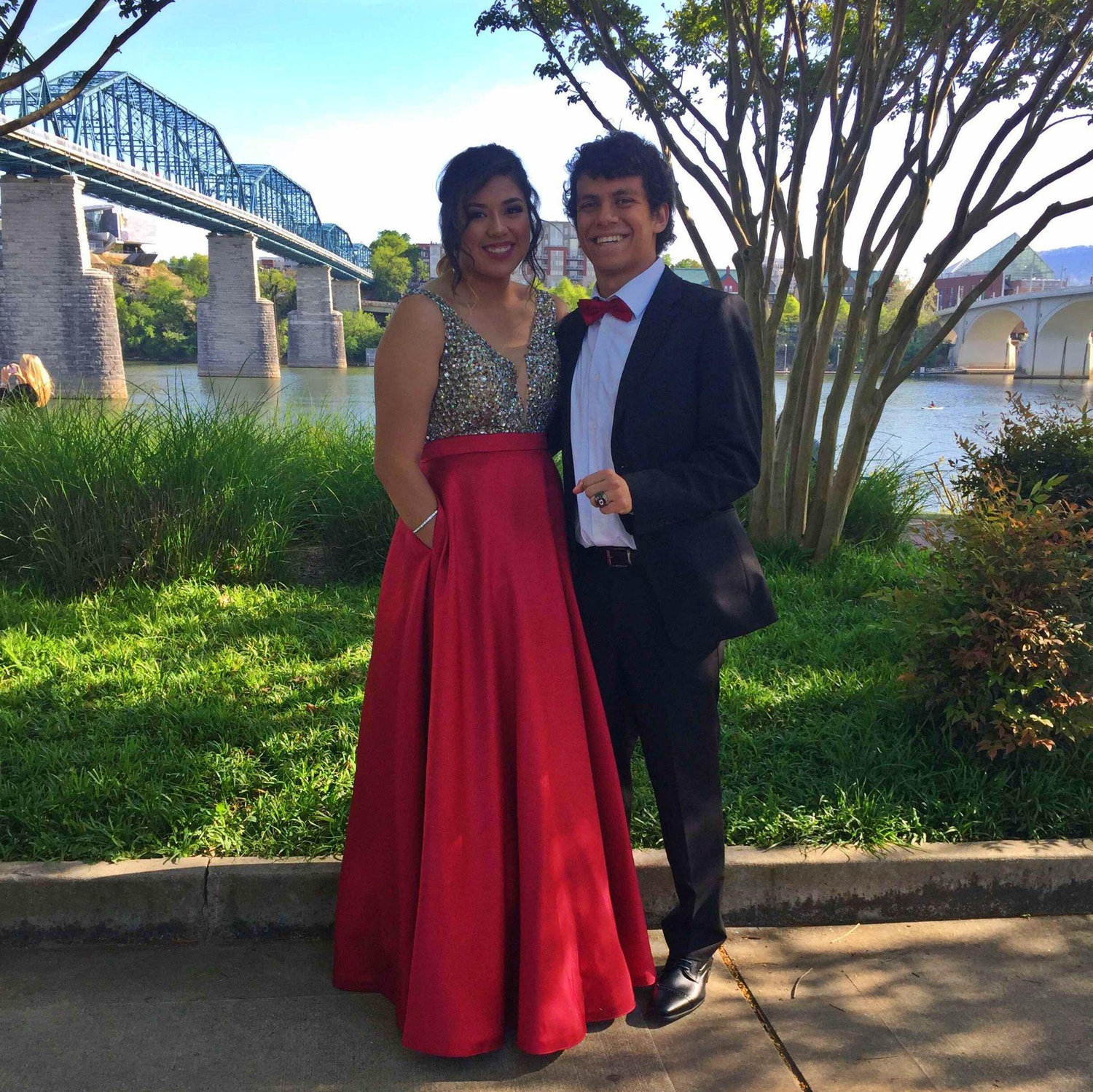 our first prom together