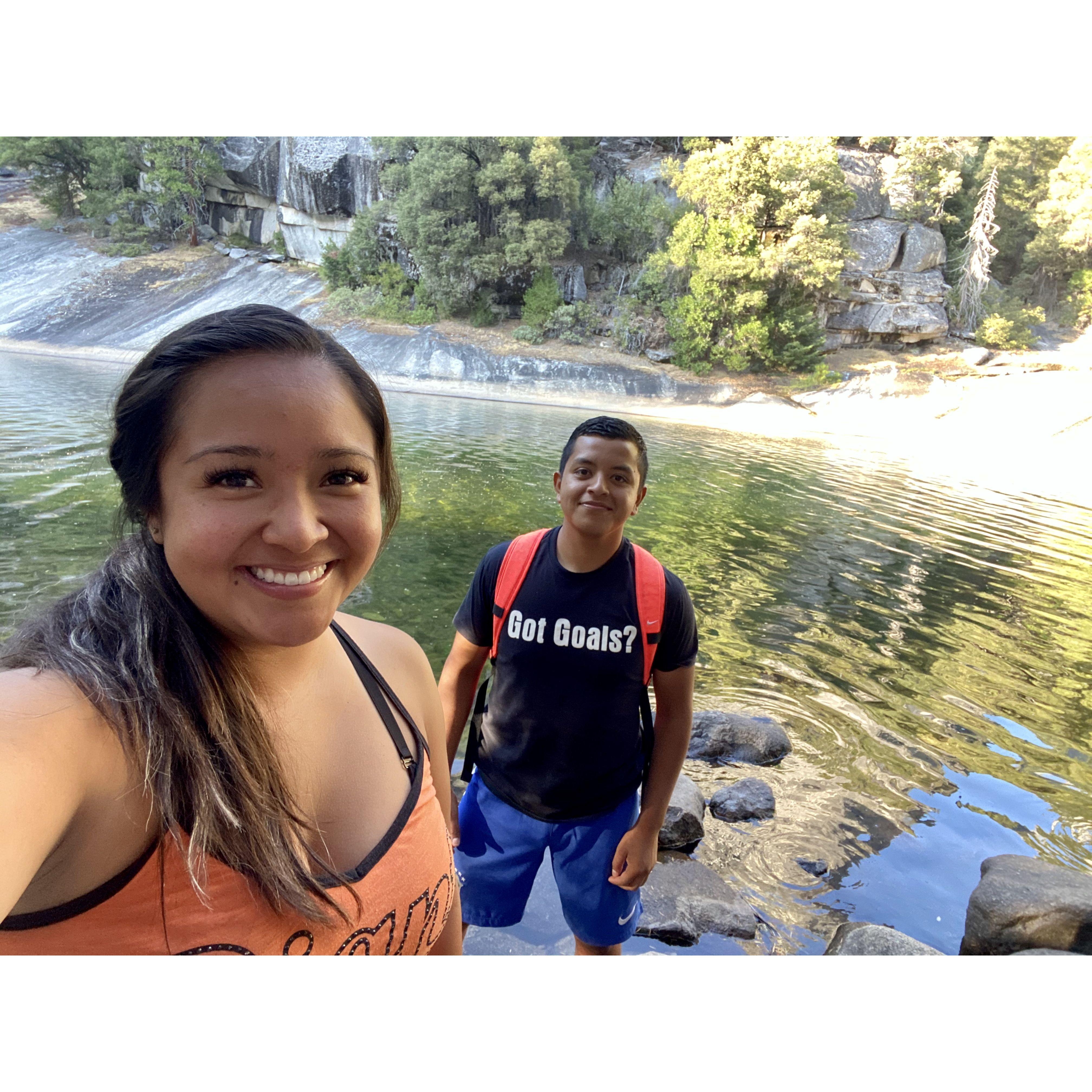 His first time at Yosemite