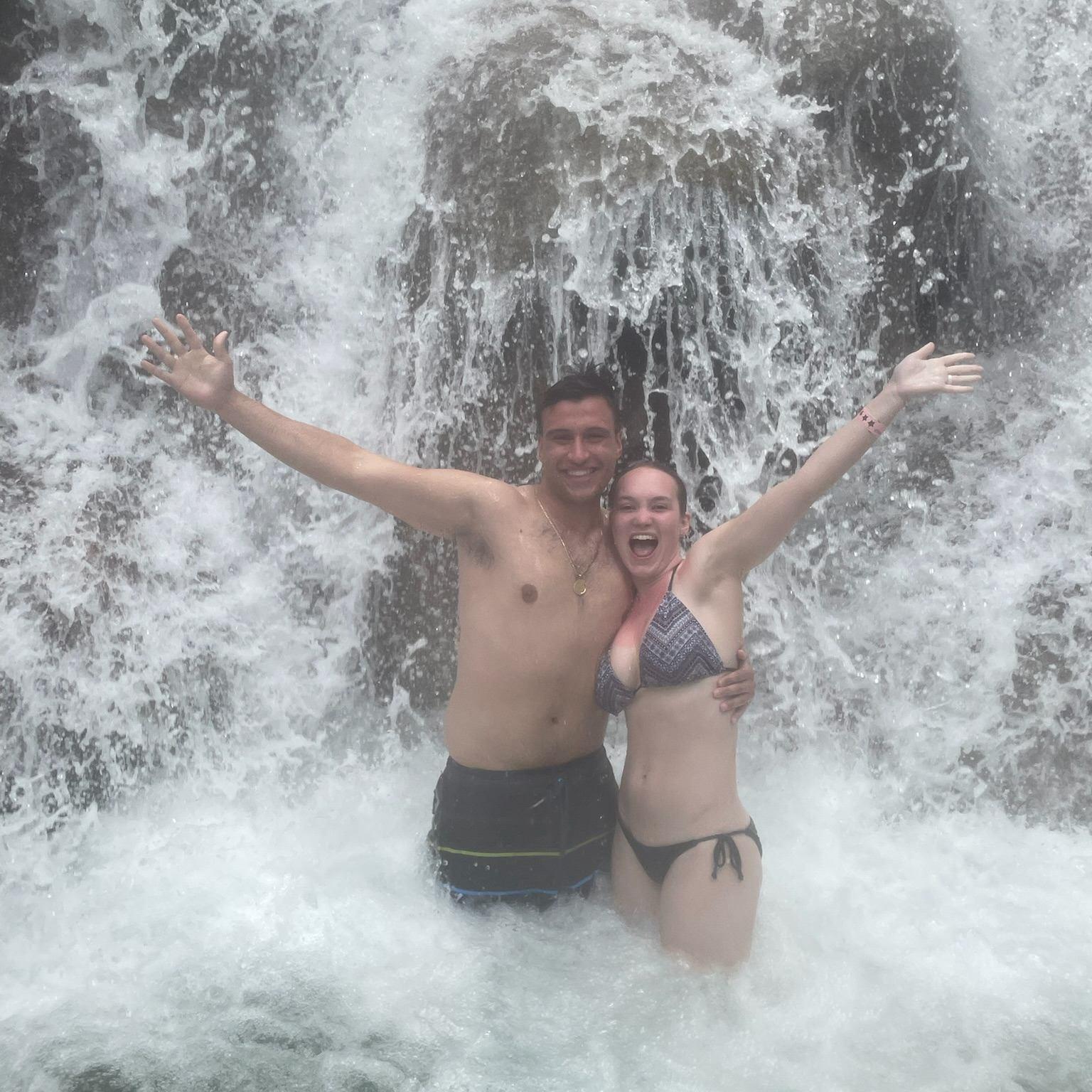 Dunn's River Falls in Jamaica