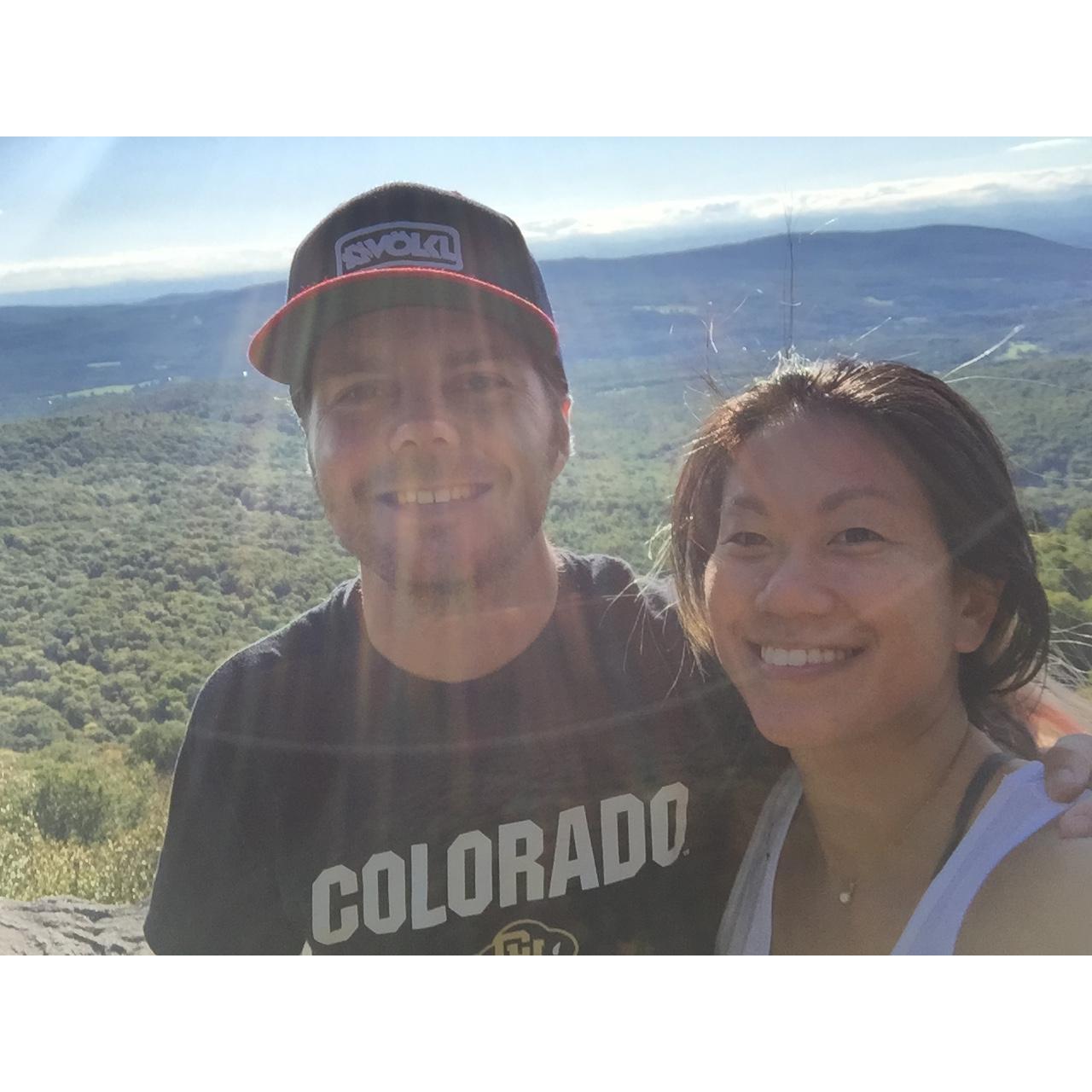 When Janet convinced me that to take a hike in Vermont, outside of Sugarbush