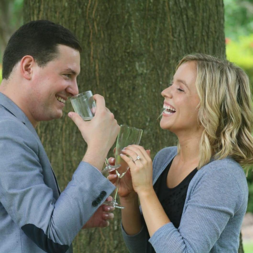 As we sipped our champagne that Yitzy spilled about 30 seconds after this was taken