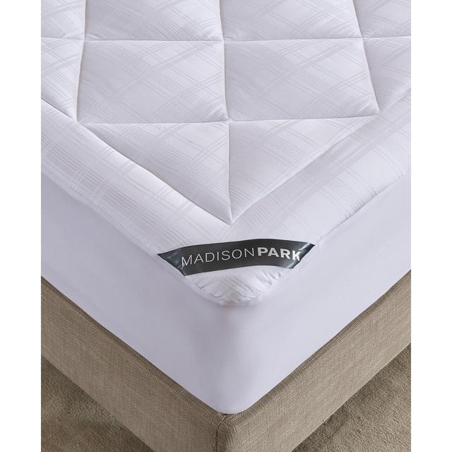 Madison Park 525 Thread Count Queen Cotton Rich Down Alternative Mattress Pad