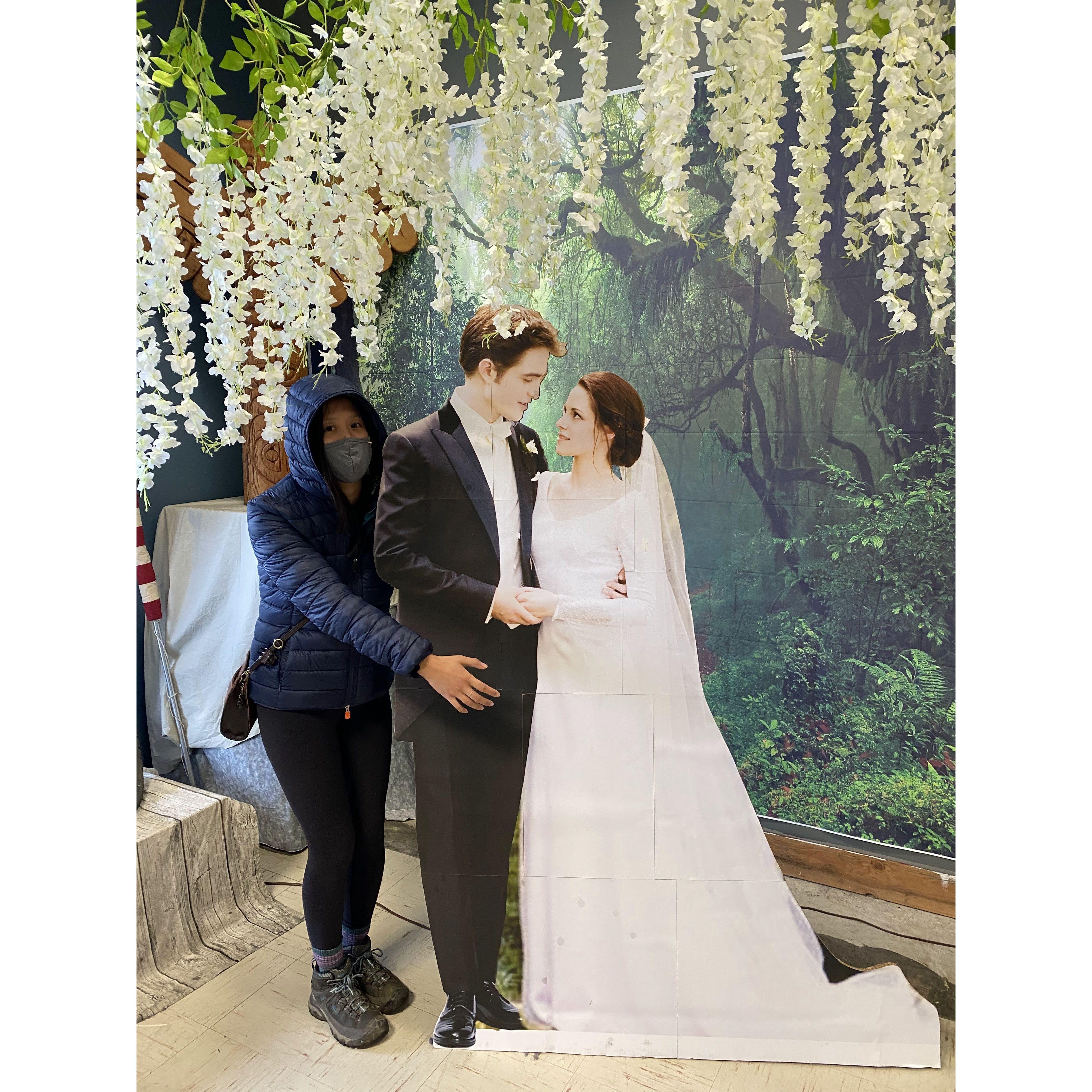 You might have missed it in the film, but Megan also attended the Twilight wedding.