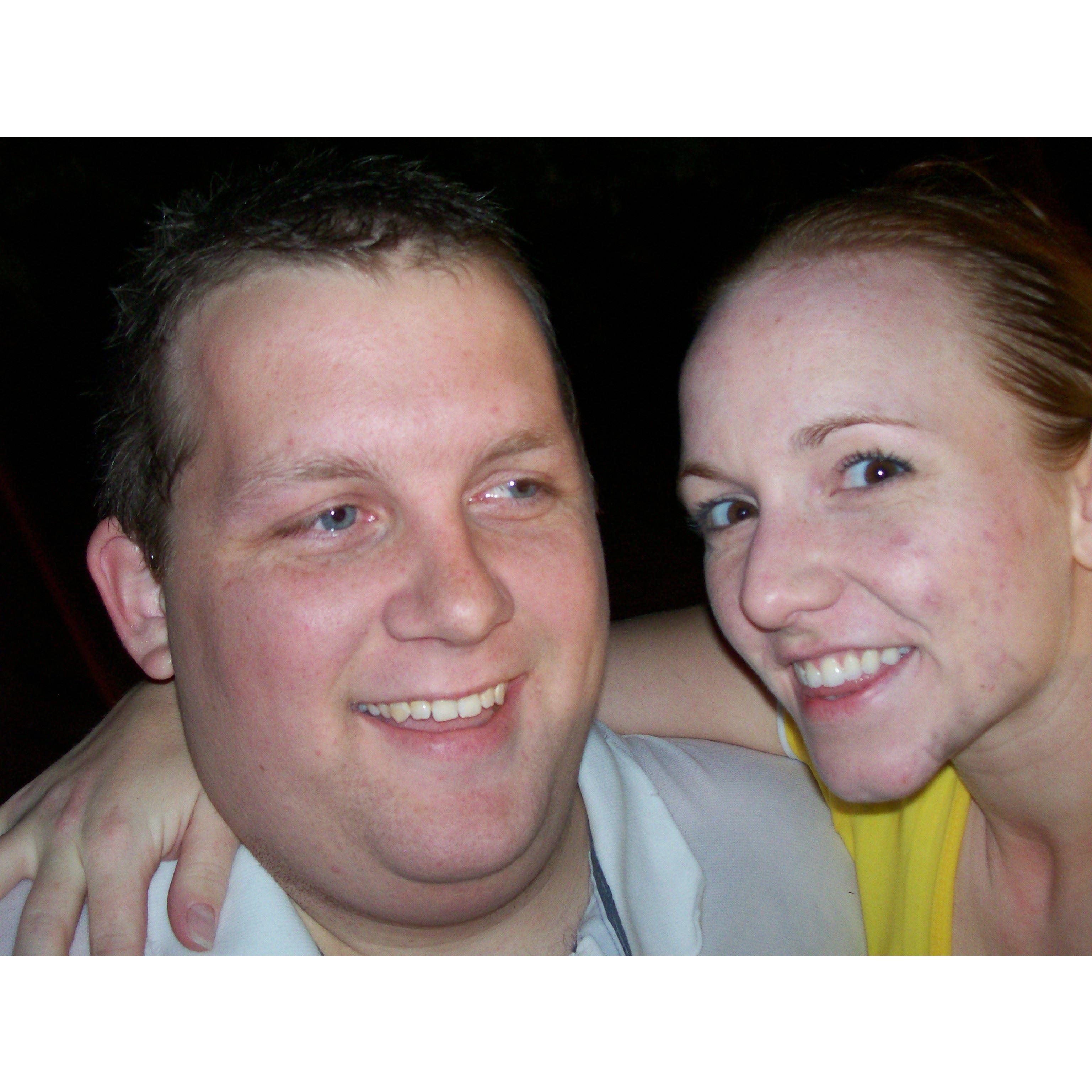Our first selfie - that I forced upon him - back before selfies were a thing. (April 2008) He's much more willing to pose with me now!