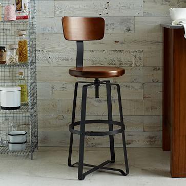 Adjustable Industrial Swivel Stool