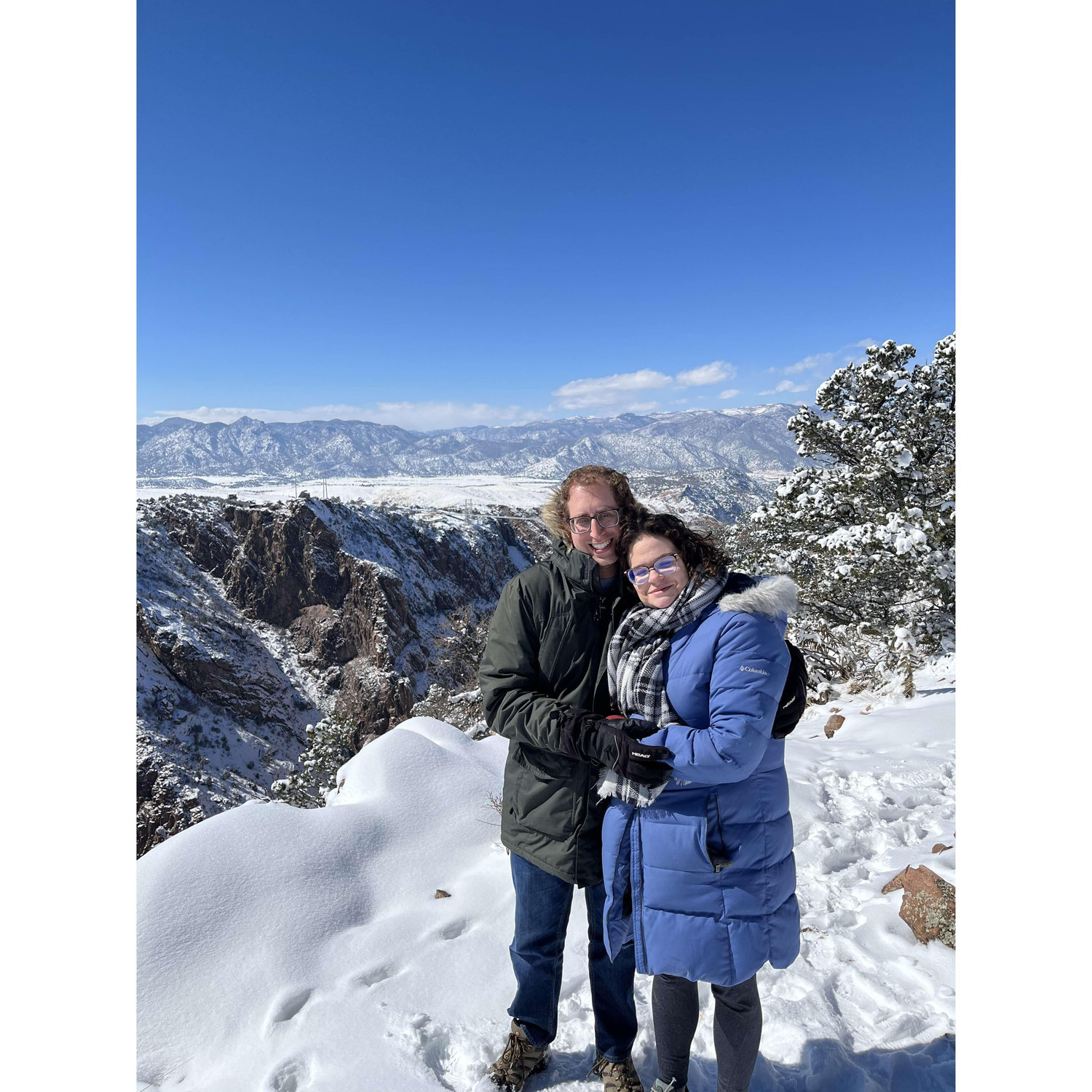 Snowball fight in Colorado 