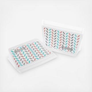 Ziptuck Reusable Snack Bags, Set of 2