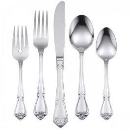 True Rose 45 Piece Everyday Flatware Set, Service for 8