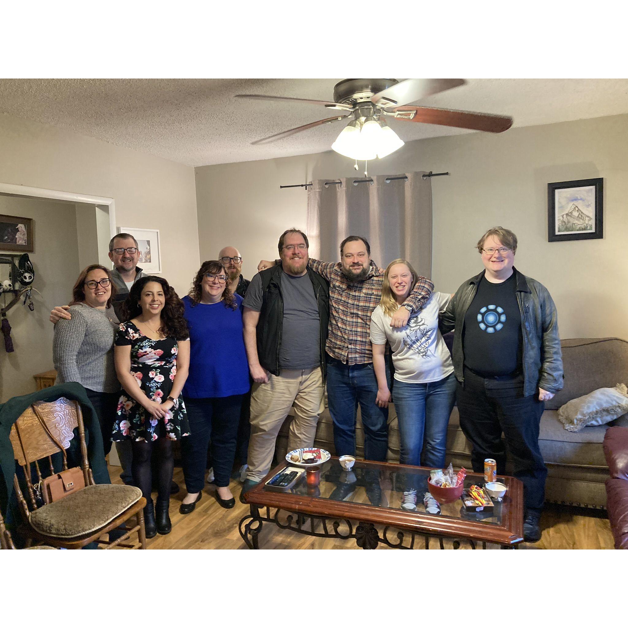 Alex's going away to Japan party.