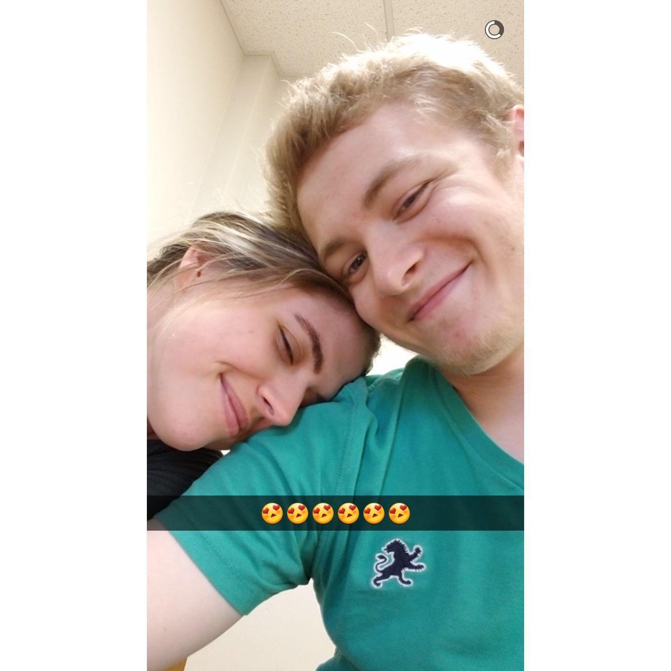 Just us being two goofballs.