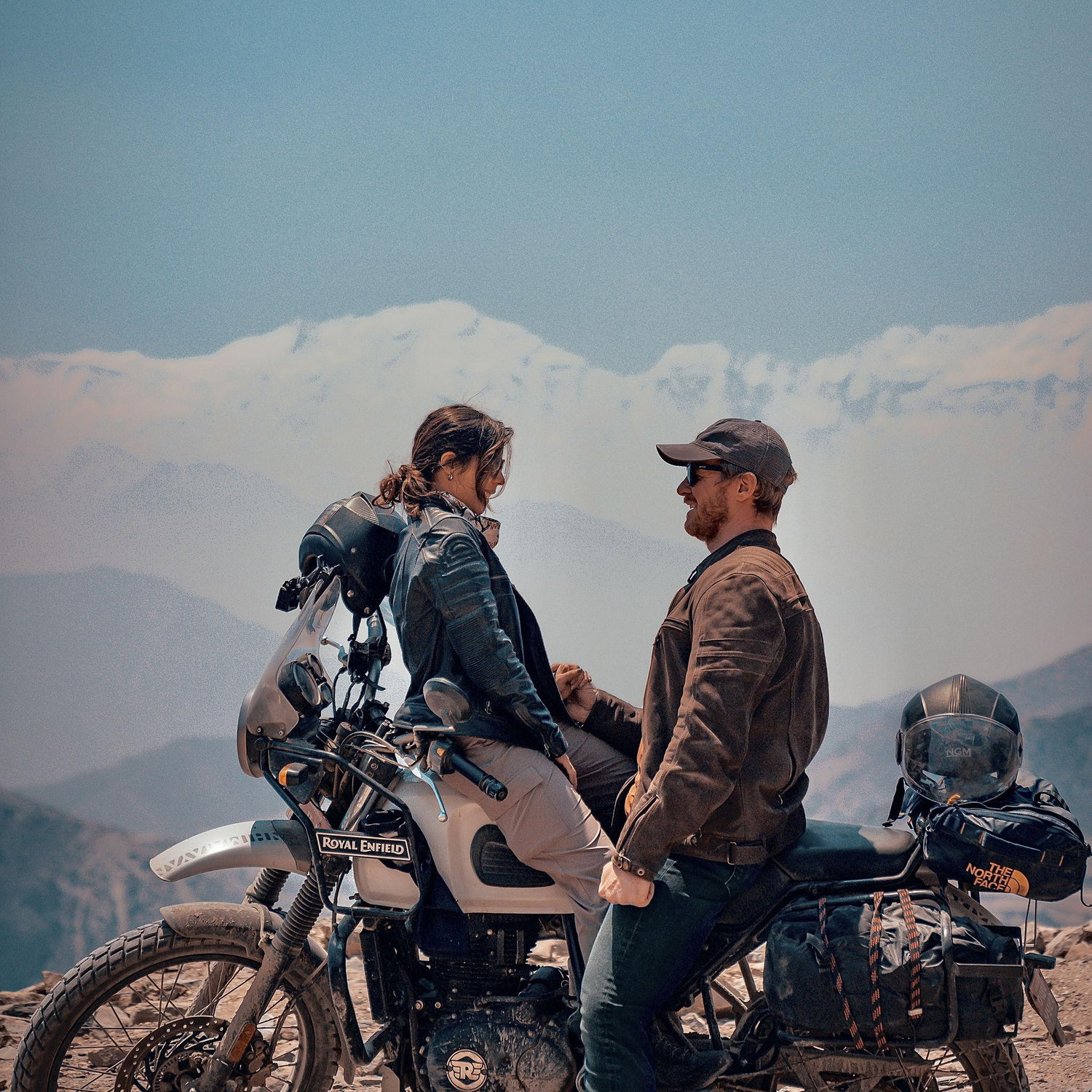 The Himalayan Mountains in the back, Nepal